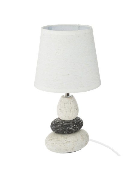 LAMPARA SOBREMESA BLANCA CERAMICA