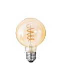 Bombilla LED E27 Globe vintage con filamento trenzado