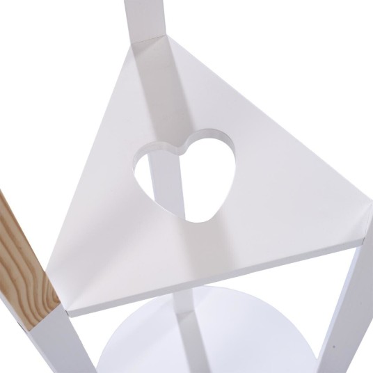 PERCHERO INFANTIL BLANCO DE MADERA