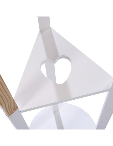 PERCHERO INFANTIL BLANCO DE MADERA