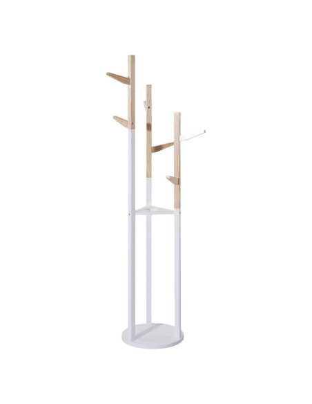PERCHERO INFANTIL BLANCO DE MADERA