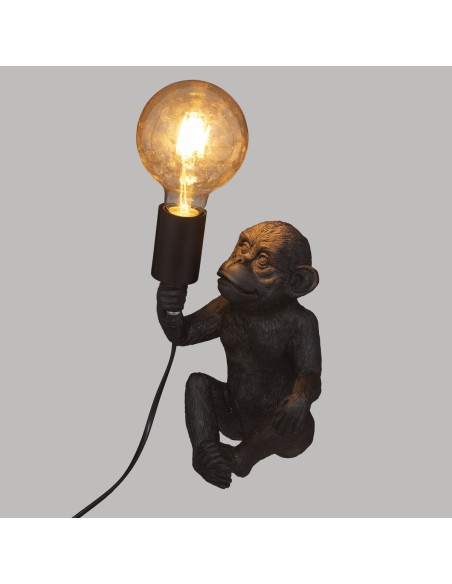 LAMPARA DE RESINA MONKEY
