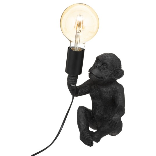 LAMPARA DE RESINA MONKEY