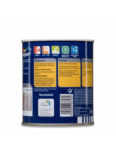PINTURA RADIADORES BLANCO SATINADO 750ML