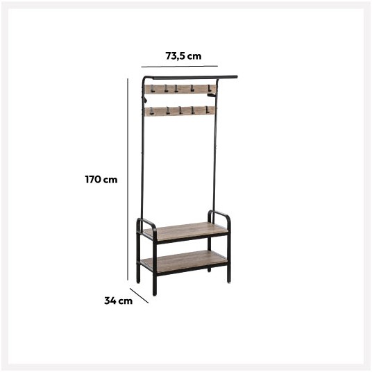 Mueble de Recibidor Jano Industrial