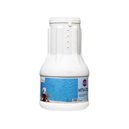 Invernador para piscinas con boya VIVAZ. Evita algas, mantiene el agua cristalina y facilita la limpieza tras el invierno.