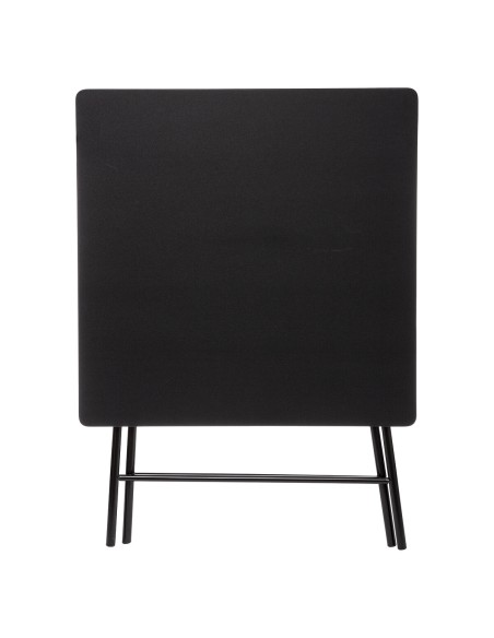 Mesa Plegable Negra de Metal y MDF