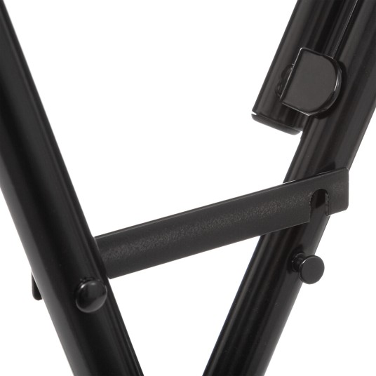 Mesa Plegable Negra de Metal y MDF