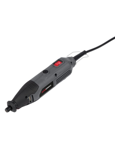 Multiherramienta rotativa 135W con 40 accesorios, eje flexible y soporte