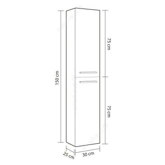 Columna de baño suspendida Athena