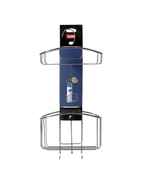 CESTA DE DUCHA CON COLGADOR