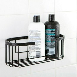Cestillo ovalado de baño de aluminio Tatay instalado en pared