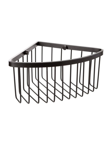 Cestillo rinconera de baño serie Krom de aluminio inoxidable