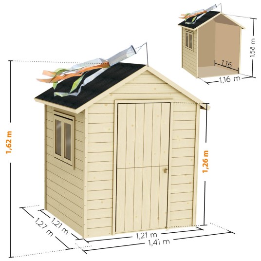 Casita Infantil de Madera Garance...