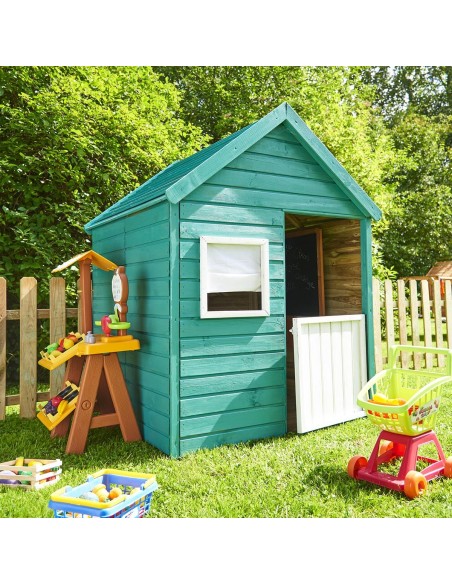 Casita Infantil Marina de Madera Tratada con Suelo – 1,46 m²