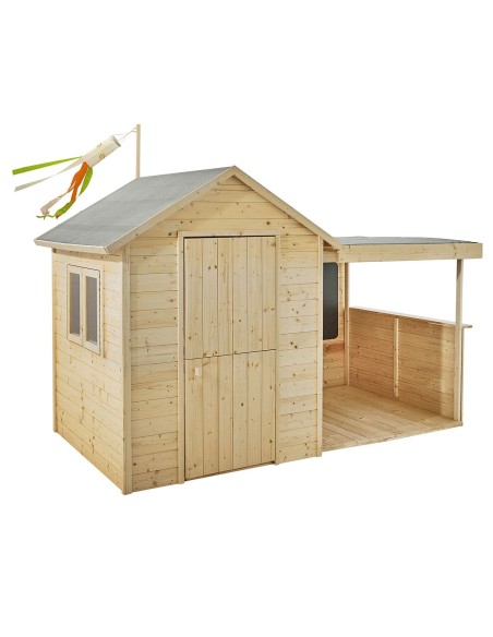 Casita de Madera Infantil Sarah con Porche