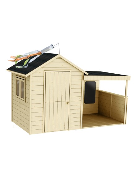 Casita de Madera Infantil Sarah con Porche