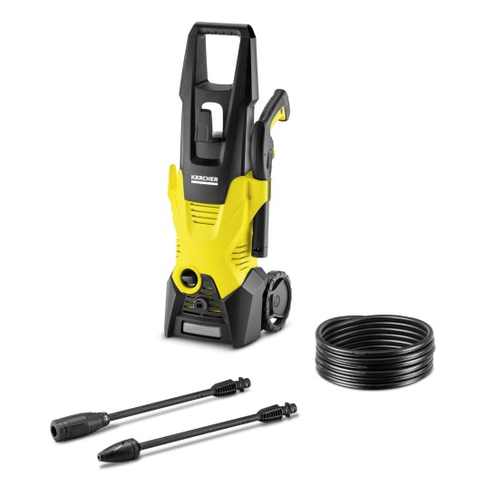 Hidrolimpiadora K3 Promo con pistola Quick Connect y manguera de 6 metros para limpieza de superficies exteriores
