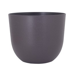 Maceta Havana Natural polietileno UV antracita 20 cm