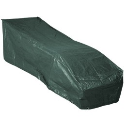 Funda verde para tumbona de jardín impermeable y resistente, tamaño 205x78x40 cm