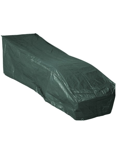Funda verde para tumbona de jardín impermeable y resistente, tamaño 205x78x40 cm