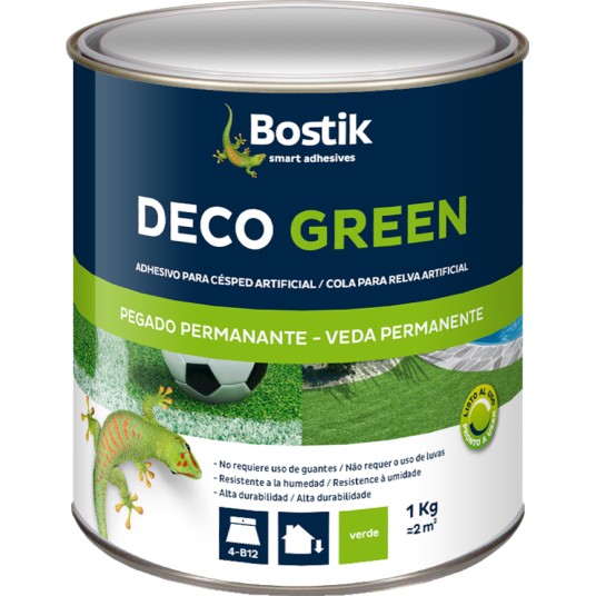 Adhesivo césped artificial Decogreen Bostik 1 kg verde