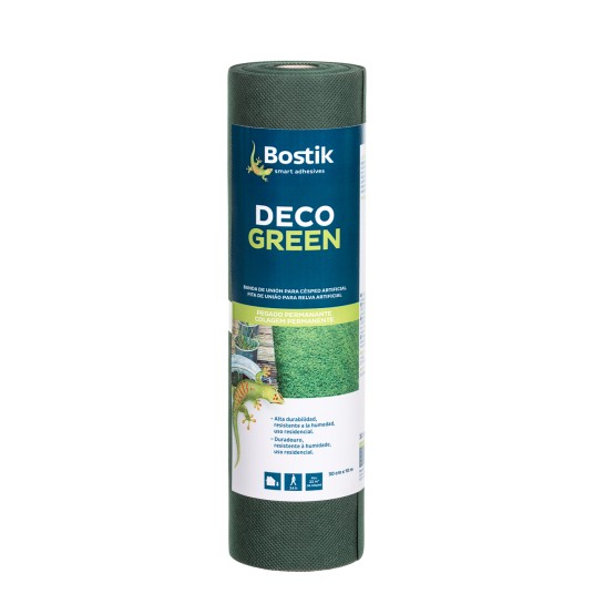 Banda adhesiva césped artificial Bostik 10 m x 30 cm verde