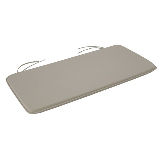 cojín para banco de jardín gris 108 cm exterior