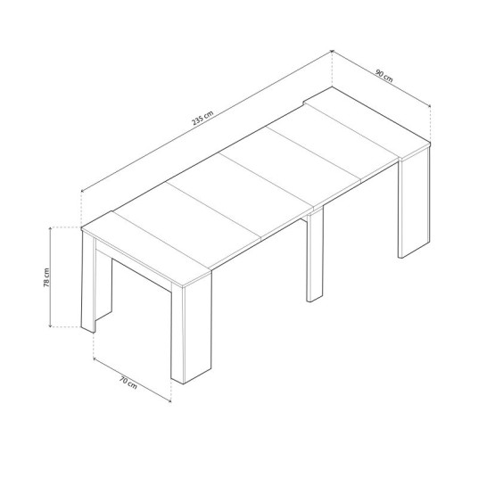 Mesa Consola Extensible Kendra