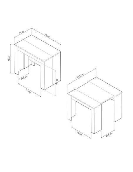 Mesa Consola Extensible Kendra
