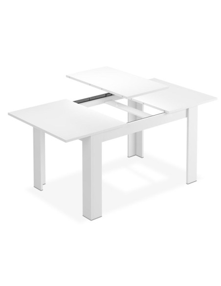 Mesa de Comedor Extensible Práctico – 140/190 cm | Blanco Artik