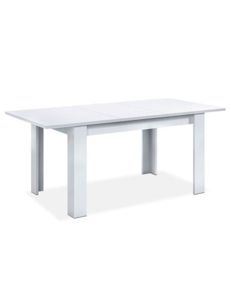 Mesa de Comedor Extensible Práctico – 140/190 cm | Blanco Artik