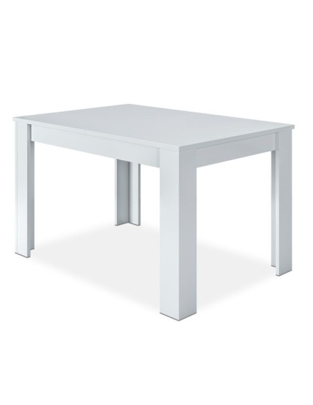 Mesa de Comedor Extensible Práctico – 140/190 cm | Blanco Artik