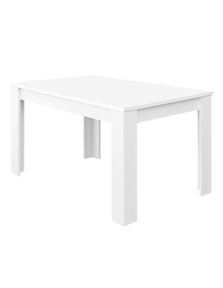 Mesa de Comedor Extensible Práctico – 140/190 cm | Blanco Artik