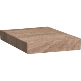 Estante flotante de pared MDF efecto madera natural 23,5x23,5 cm – Bricomarian