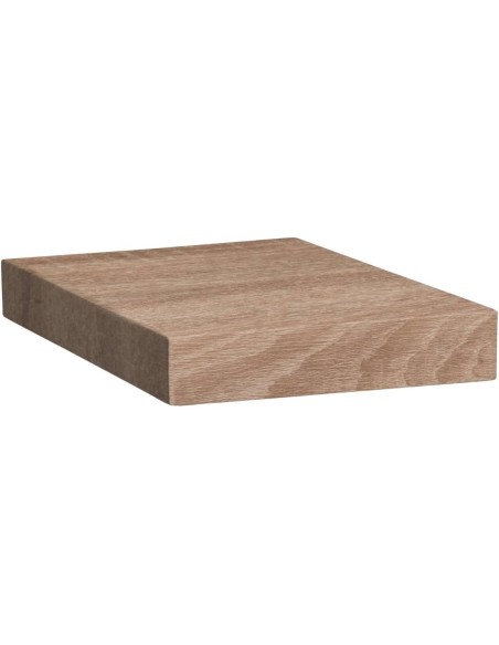 Estante flotante de pared MDF efecto madera natural 23,5x23,5 cm – Bricomarian