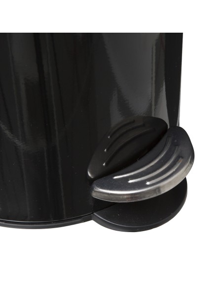 Papelera Metálica Soft Close Negra 3L