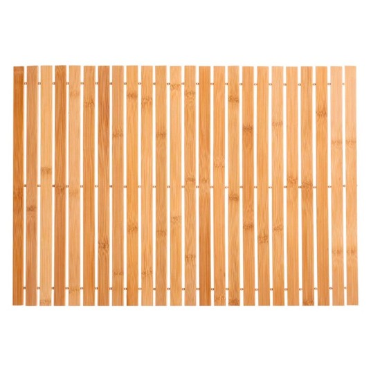 Alfombra de bambú rectangular 59x40 cm interior