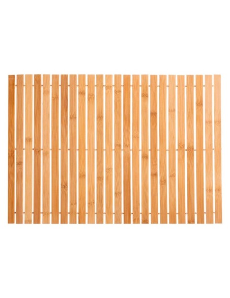 Alfombra de bambú rectangular 59x40 cm interior