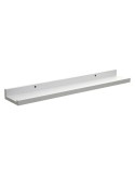 Estante de pared flotante blanco de MDF – 58 cm – diseño moderno y minimalista – Bricomarian