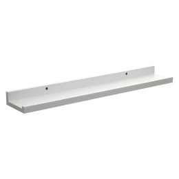 Estante de pared flotante blanco de MDF – 58 cm – diseño moderno y minimalista – Bricomarian
