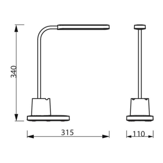 Lámpara Flexo LED Bucket – 8W