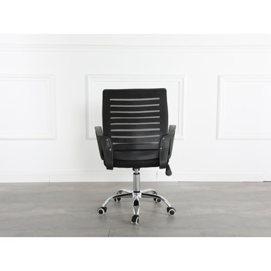 Silla de escritorio giratoria Emma negra