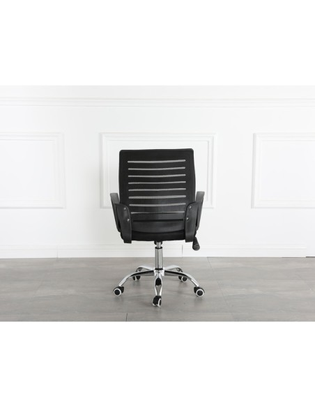 Silla de escritorio giratoria Emma negra