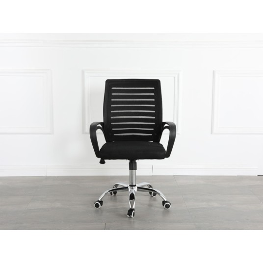 Silla de escritorio giratoria Emma negra