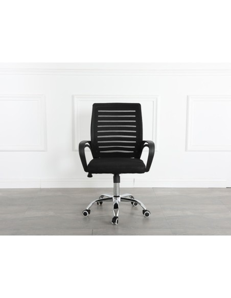 Silla de escritorio giratoria Emma negra