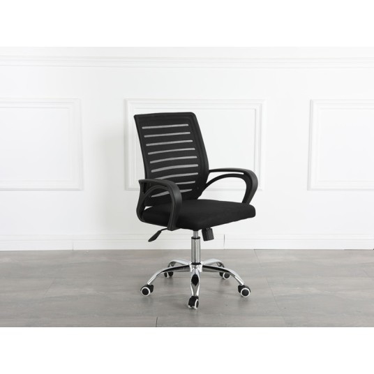 Silla de escritorio giratoria Emma negra