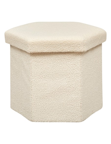 PUFF PLEGABLE HEXAGONAL MARFIL JAIKO
