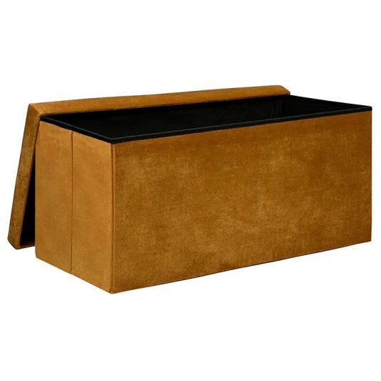 PUFF PLEGABLE DOBLE LILOU OCRE