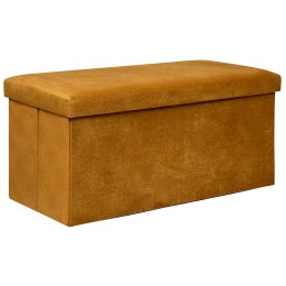 PUFF PLEGABLE DOBLE LILOU OCRE